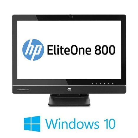 All-in-One HP EliteOne 800 G1, Quad Core i5-4590S, 256GB SSD, Full HD IPS, Win 10 Home